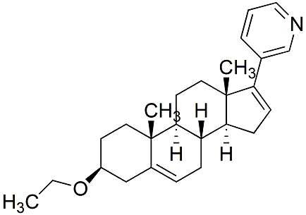 Abiraterone Ethyl Ether 구조식 이미지