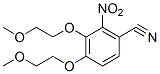 3,4-bis(2-methoxyethoxy)-2-nitrobenzonitrile Structure