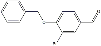 4-Benzyloxy-3-bromo-benzaldehyde 구조식 이미지