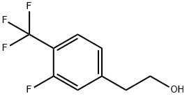 Benzeneethanol, 3-fluoro-4-(trifluoromethyl)- 구조식 이미지