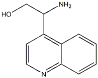 2-AMINO-2-(QUINOLIN-4-YL)ETHANOL Structure