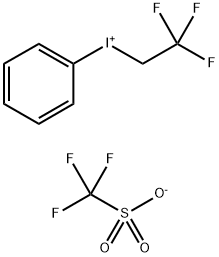 2,2,2-trifluoroethyl(phenyl)iodonium trifluoromethanesulfonate 구조식 이미지