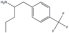 1-[4-(TRIFLUOROMETHYL)PHENYL]PENTAN-2-AMINE Structure