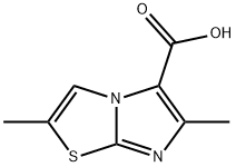 2,6-dimethylimidazo[2,1-b][1,3]thiazole-5-carboxylic acid Structure