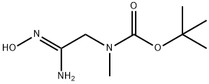 tert-butyl N-[(N'-hydroxycarbamimidoyl)methyl]-N-methylcarbamate 구조식 이미지