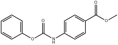 methyl 4-[(phenoxycarbonyl)amino]benzoate Structure