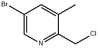 5-bromo-2-(chloromethyl)-3-methylpyridine Structure