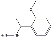 1-(1-(2-methoxyphenyl)ethyl)hydrazine Structure