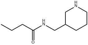 N-(piperidin-3-ylmethyl)butanamide 구조식 이미지