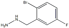 1-(2-bromo-5-fluorobenzyl)hydrazine Structure