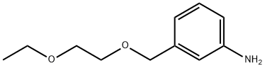 3-[(2-ethoxyethoxy)methyl]aniline 구조식 이미지