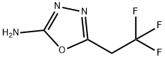 5-(2,2,2-trifluoroethyl)-1,3,4-oxadiazol-2-amine 구조식 이미지