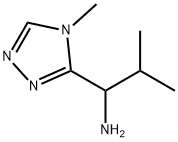 2-methyl-1-(4-methyl-4H-1,2,4-triazol-3-yl)propan-1-amine Structure