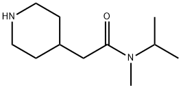 N-isopropyl-N-methyl-2-piperidin-4-ylacetamide Structure