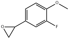 2-(3-fluoro-4-methoxyphenyl)oxirane Structure