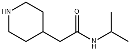 N-isopropyl-2-piperidin-4-ylacetamide 구조식 이미지