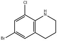 6-bromo-8-chloro-1,2,3,4-tetrahydroquinoline Structure