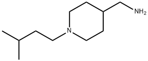 [1-(3-methylbutyl)piperidin-4-yl]methanamine Structure