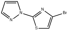 4-Bromo-2-(1H-pyrazol-1-yl)thiazole Structure