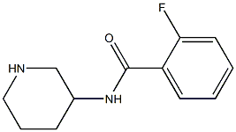 2-fluoro-N-(piperidin-3-yl)benzamide Structure