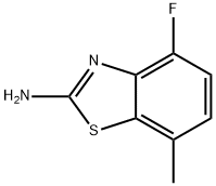 4-fluoro-7-methyl-1,3-benzothiazol-2-amine 구조식 이미지