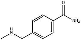 4-[(methylamino)methyl]benzamide Structure