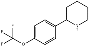 2-[4-(trifluoromethoxy)phenyl]piperidine Structure