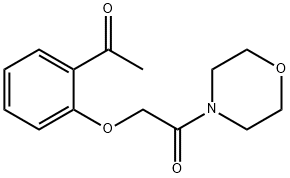 2-(2-acetylphenoxy)-1-(morpholin-4-yl)ethan-1-one Structure