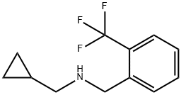 (cyclopropylmethyl)({[2-(trifluoromethyl)phenyl]methyl})amine 구조식 이미지