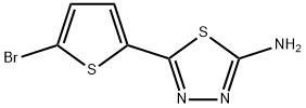 5-(5-bromothiophen-2-yl)-1,3,4-thiadiazol-2-amine Structure