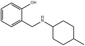 2-{[(4-methylcyclohexyl)amino]methyl}phenol Structure