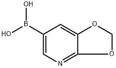 B-1,3-Dioxolo[4,5-b]pyridin-6-ylboronic acid Structure