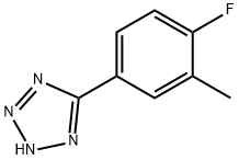 5-(4-fluoro-3-methylphenyl)-1H-1,2,3,4-tetrazole 구조식 이미지