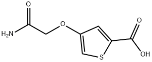 4-(carbamoylmethoxy)thiophene-2-carboxylic acid Structure