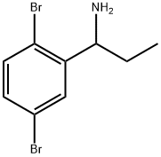 1-(2,5-dibromophenyl)propan-1-amine 구조식 이미지