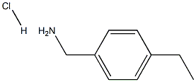 (4-ethylphenyl)methanamine hydrochloride 구조식 이미지