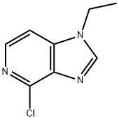 4-chloro-1-ethyl-1H-imidazo[4,5-c]pyridine 구조식 이미지