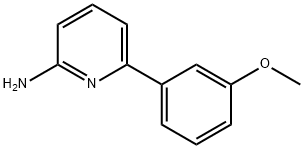 2-AMINO-6-(3-METHOXYPHENYL)PYRIDINE 구조식 이미지