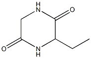 3-Ethylpiperazine-2,5-dione Structure