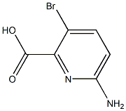 6-Amino-3-bromopicolinic acid 구조식 이미지