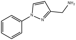 (1-phenylpyrazol-3-yl)methanamine Structure