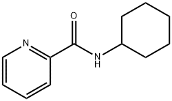 2-Pyridinecarboxamide, N-cyclohexyl- 구조식 이미지