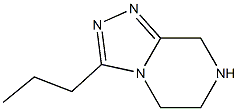 3-Propyl-5,6,7,8-tetrahydro[1,2,4]triazolo[4,3-a]pyrazine Structure