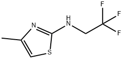 4-methyl-N-(2,2,2-trifluoroethyl)thiazol-2-amine Structure