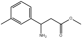 methyl 3-amino-3-(3-methylphenyl)propanoate Structure