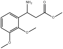 methyl 3-amino-3-(2,3-dimethoxyphenyl)propanoate Structure