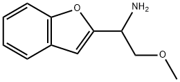 1-(1-benzofuran-2-yl)-2-methoxyethan-1-amine 구조식 이미지