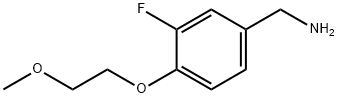 [3-fluoro-4-(2-methoxyethoxy)phenyl]methanamine 구조식 이미지