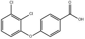 4-(2,3-dichlorophenoxy)benzoic acid 구조식 이미지