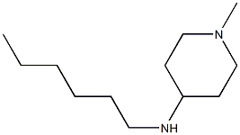 N-hexyl-1-methylpiperidin-4-amine 구조식 이미지